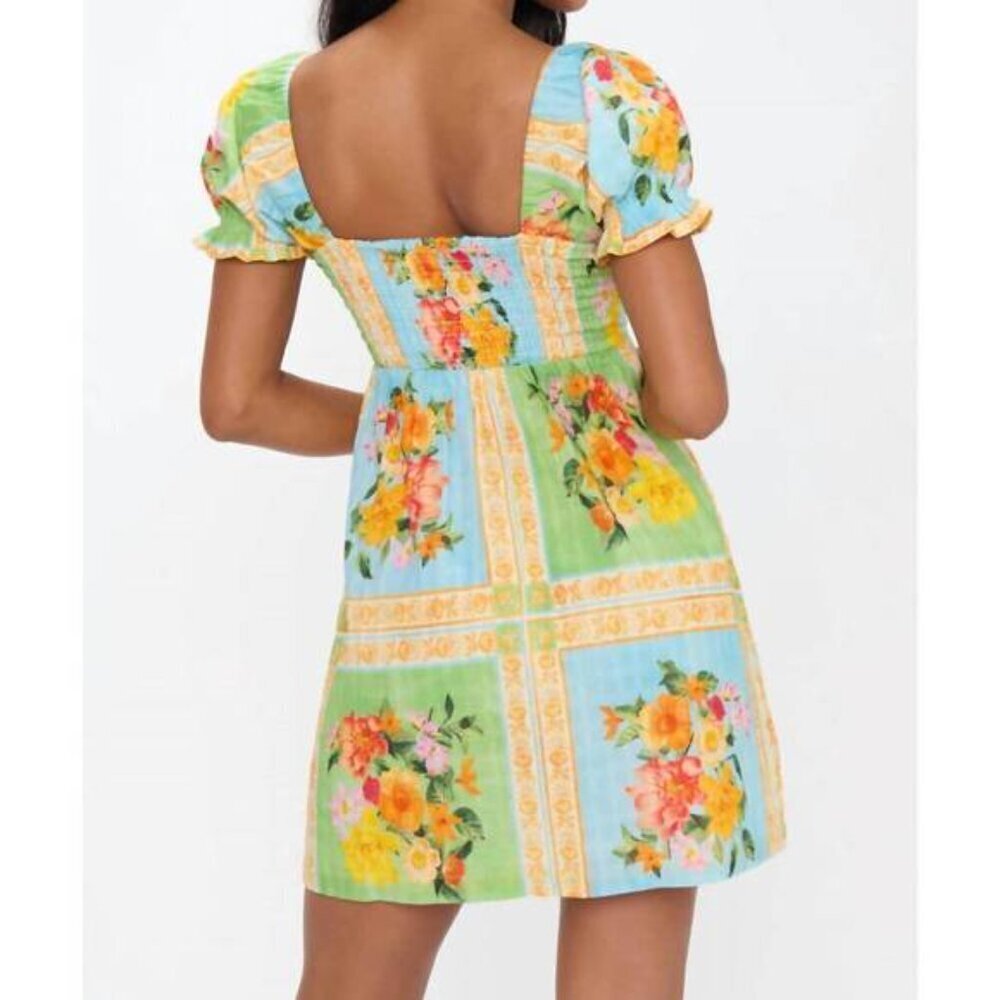 Show Me Your Mumu Annabelle French Mini Dress size S NWT chic cottagecore boho - Picture 2 of 15
